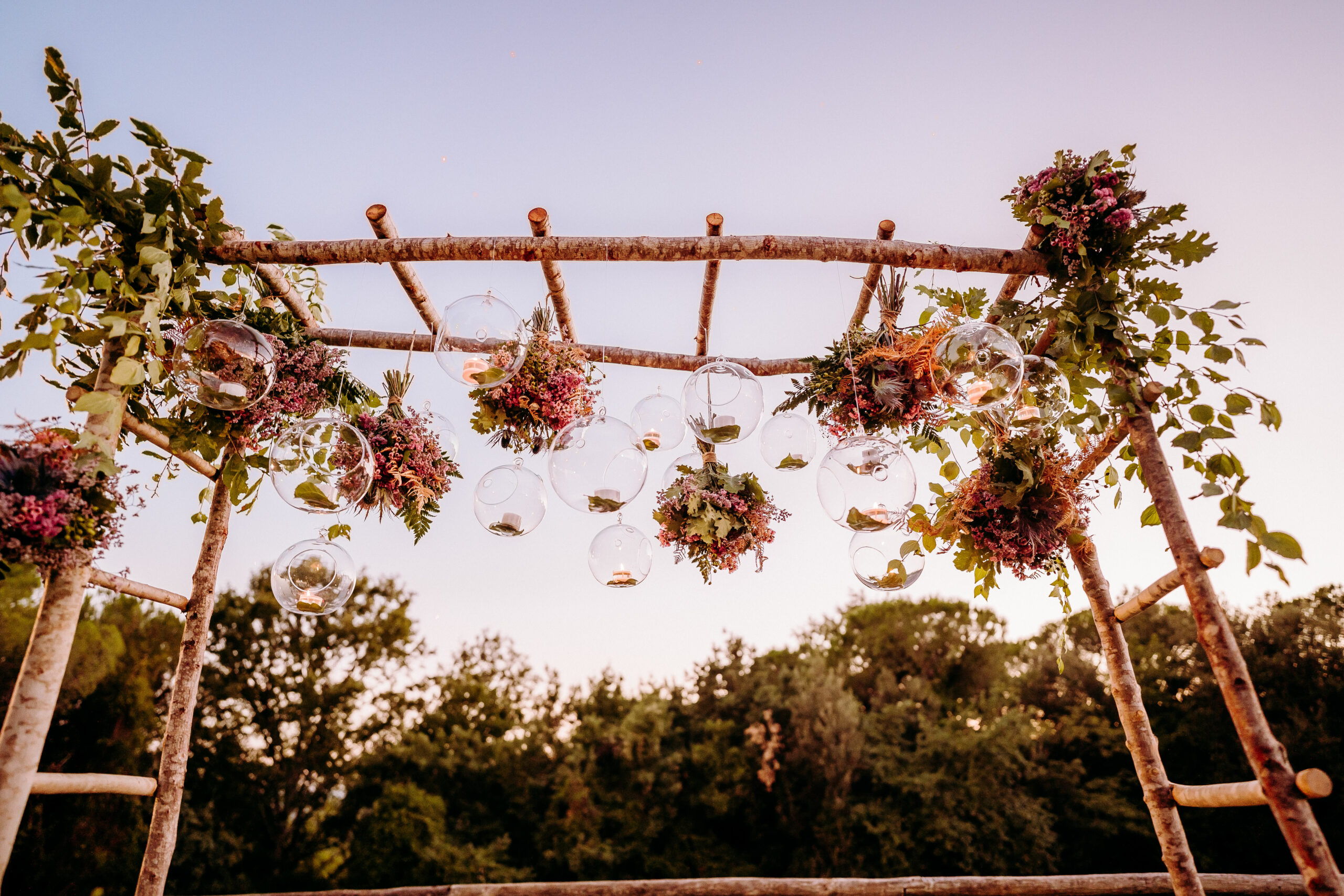 Allestimento matrimonio stile bohemien