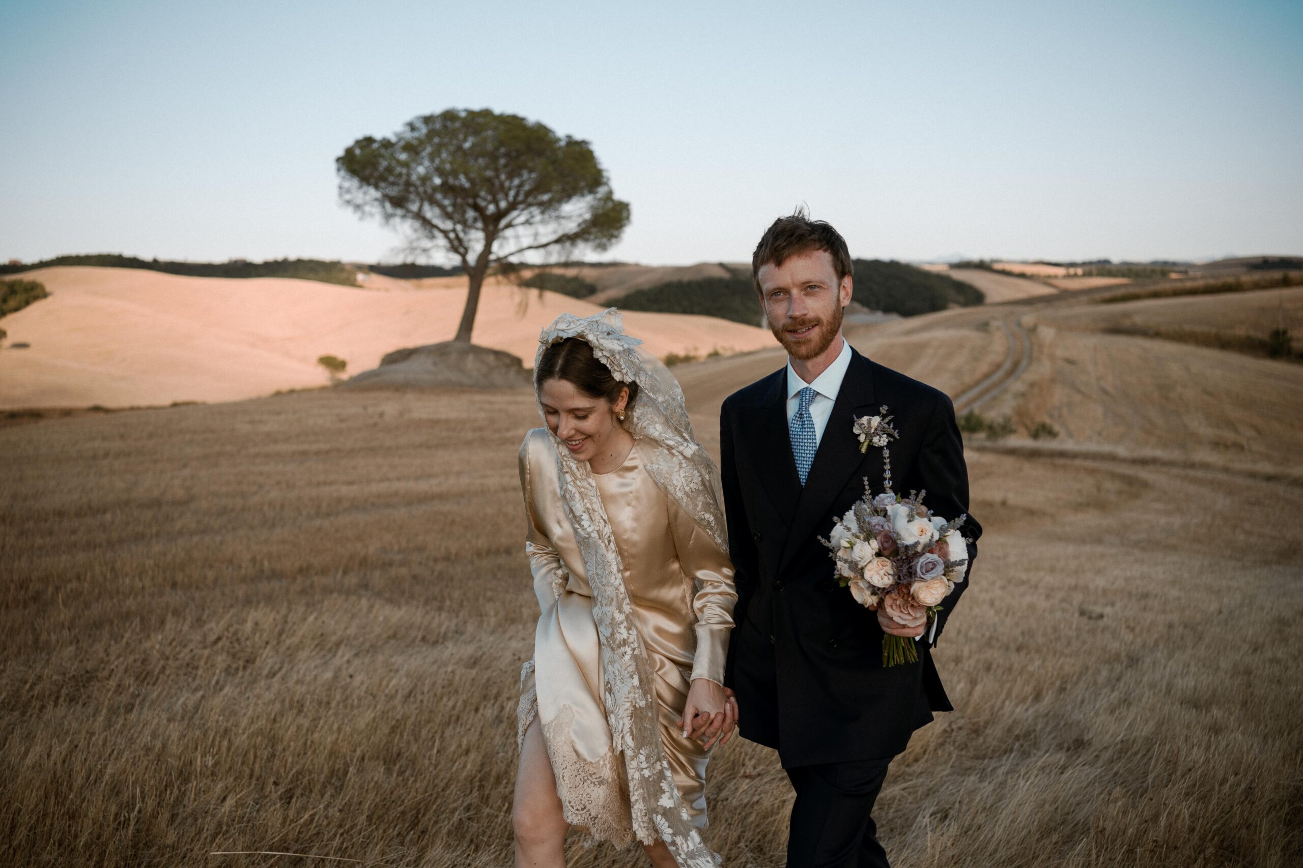 Bouquet sposa country chic