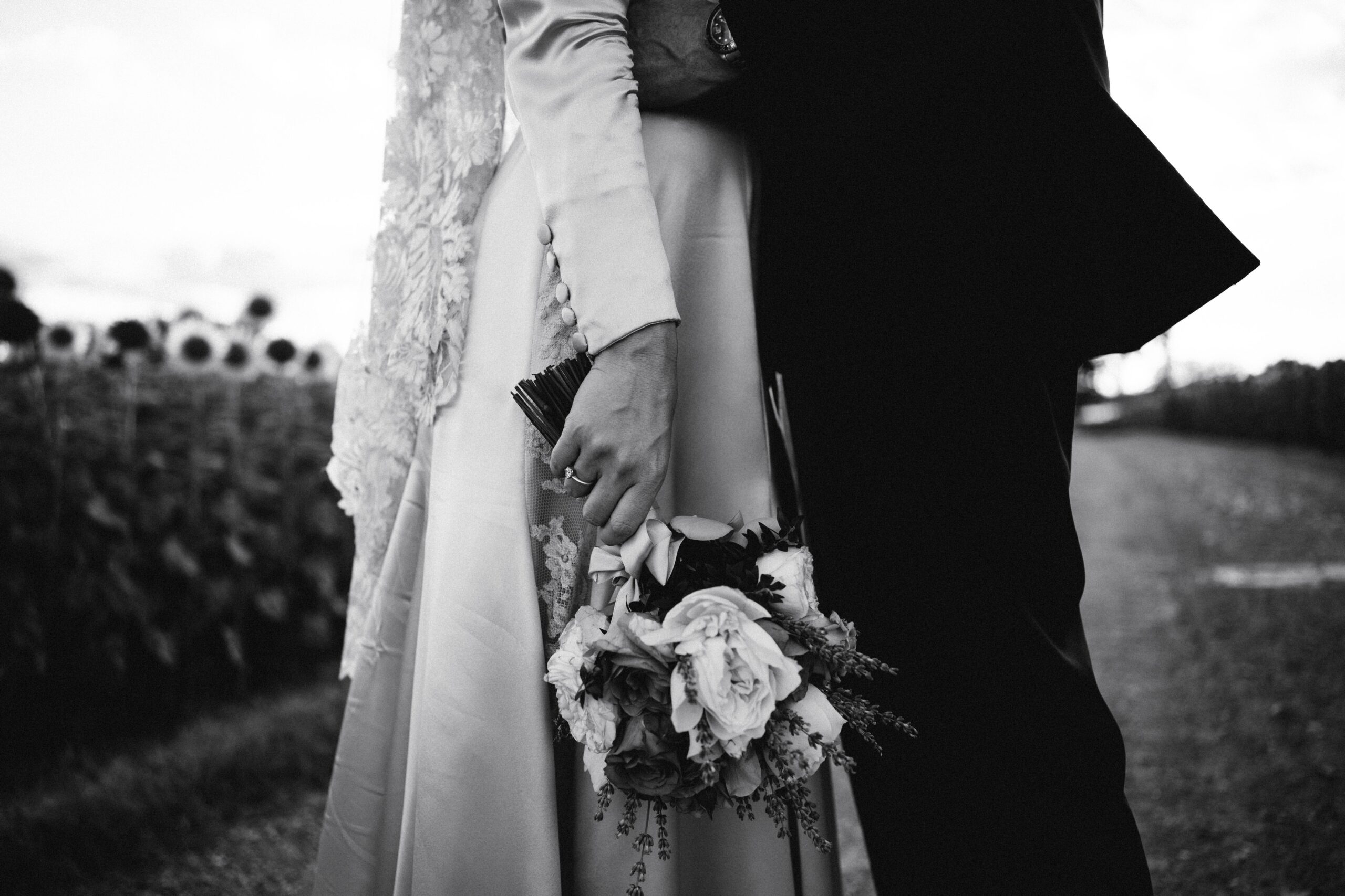 Bouquet sposa country chic