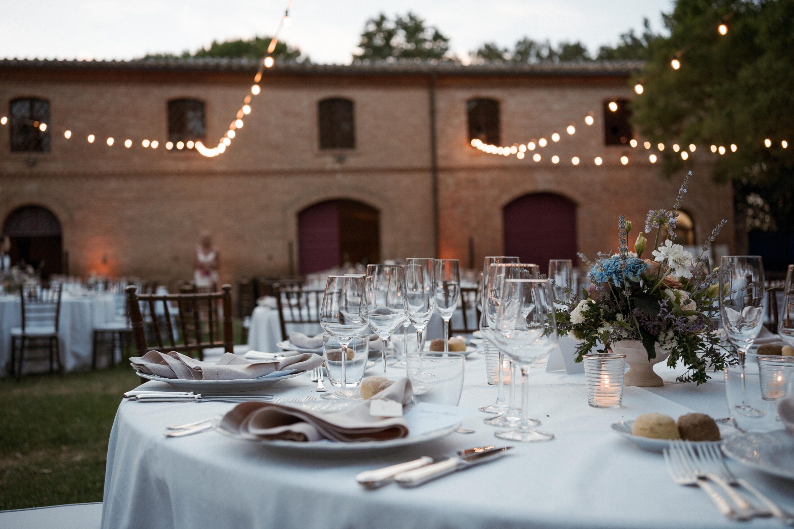 centro tavola country chic